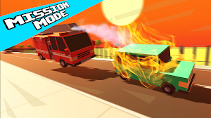 Crazy Road: Firefighter Screenshot 0
