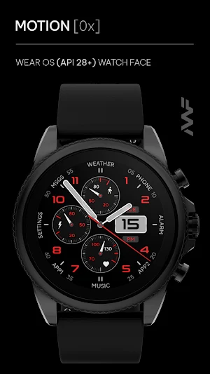 Awf Motion [0x] - watch face Screenshot 0
