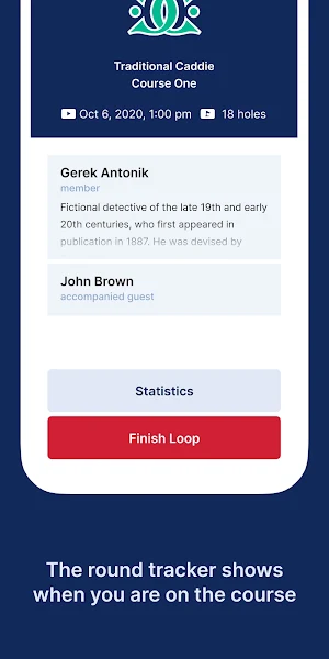 ClubUp - Work as a Caddie Screenshot 2