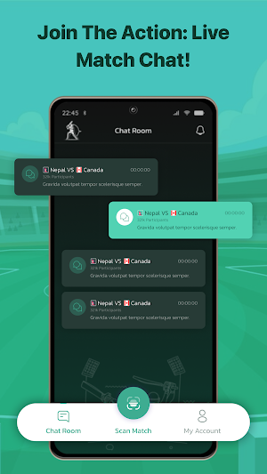Pitch Chat: Live Cricket Screenshot 0