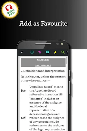Patents Act 1970 Screenshot 2