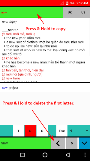 English Vietnamese Dictionary  Screenshot 1