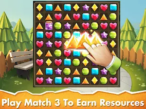 Mystery Island : Lost Manor Lane & Magic Match 3 Screenshot 2