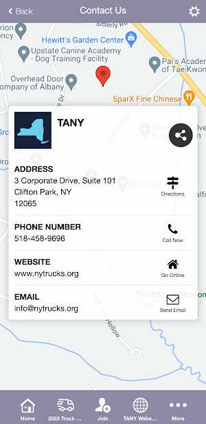 Trucking Association of NY Screenshot 1