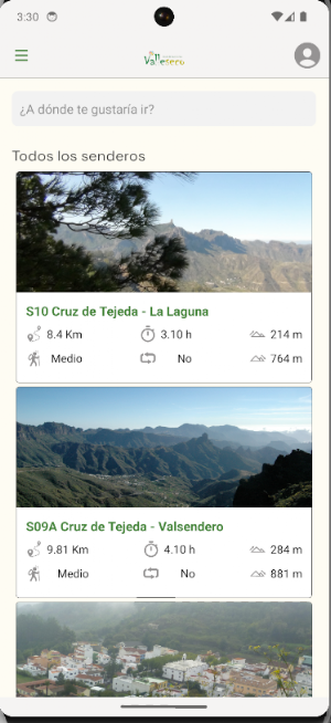 Senderos de Valleseco Screenshot 0