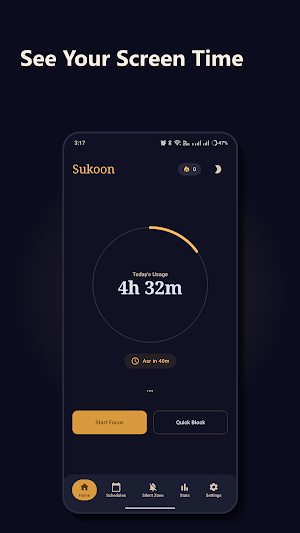Sukoon: App Blocker & Focus Screenshot 0