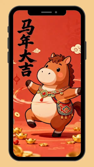 农历新年壁纸2026：马年系列 Screenshot 2