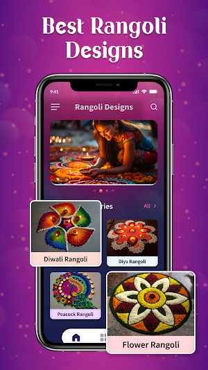 Rangoli Designs - Indian Art Screenshot 1