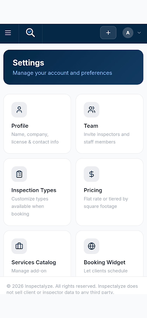 Inspectalyze Screenshot 1