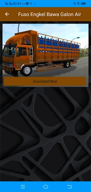 Mod Bussid Truck Galon Box Screenshot 1