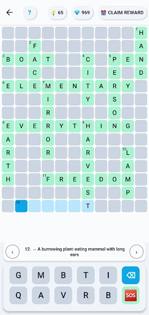 TTS SERU - CROSSWORD PUZZLE Screenshot 3