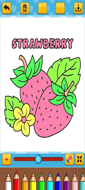 Strawberry Coloring Screenshot 3