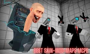 Speakerman Cameraman Skin MCPE Screenshot 2