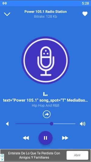 power 105.1 radio station US Screenshot 0