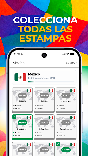 Coleccionador Estampas 2026 Screenshot 1