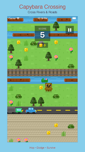 Capybara Crossing Screenshot 2