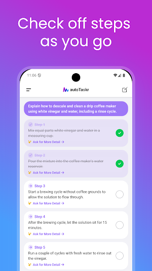 autoTaskr: AI Task Checklist Screenshot 2