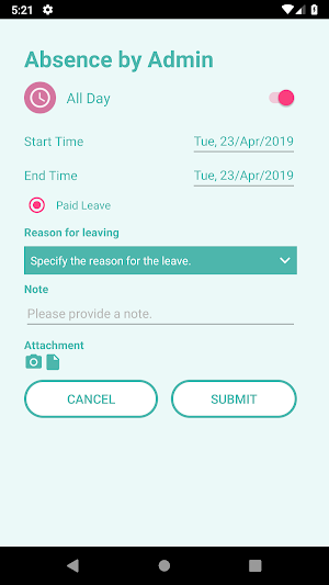 Absence Screenshot 2