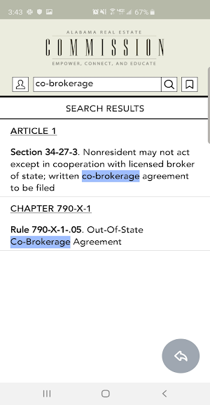 AL Real Estate License Law Screenshot 3
