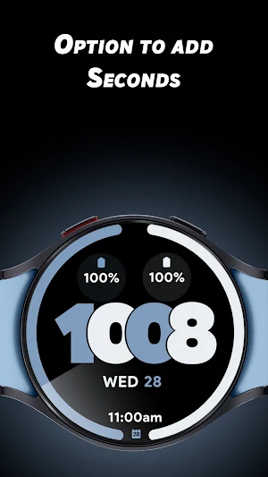 Pixel Sporty 3 - Watch face Screenshot 2