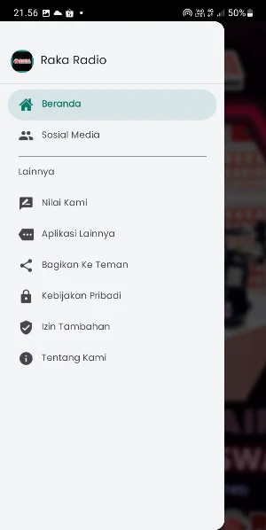 Radio Raka Swara Screenshot 2