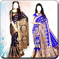 Women Pattu Saree Photo Maker