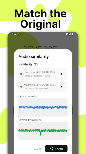 Reverse Audio Game Screenshot 1