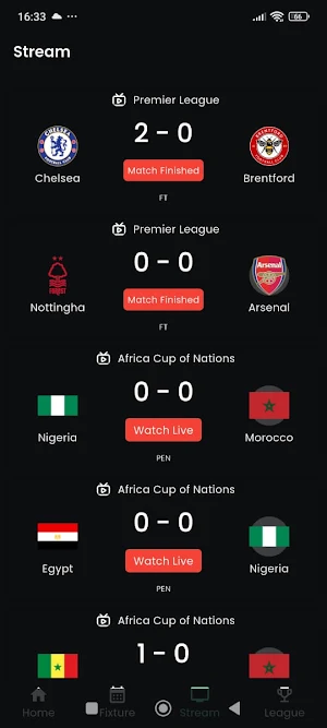 Live Football TV HD Streaming Screenshot 3
