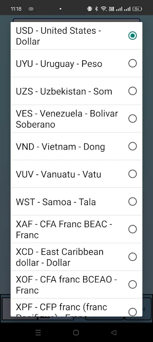 M.U. Quick Currencies pro Screenshot 2