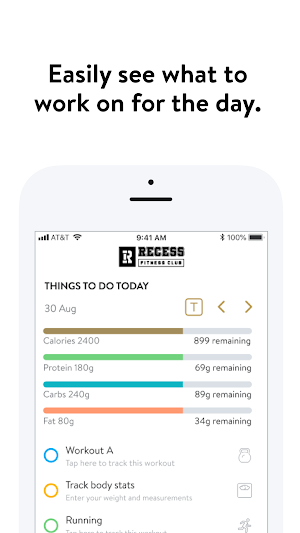 Recess Fitness Club Screenshot 1
