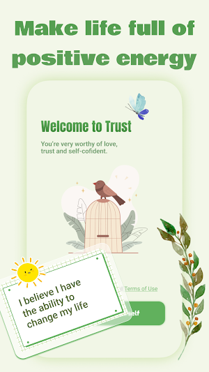 Trust: Self-affirmation. Screenshot 1
