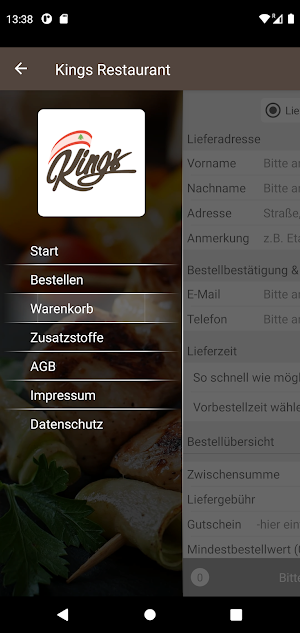 Kings Restaurant Screenshot 0