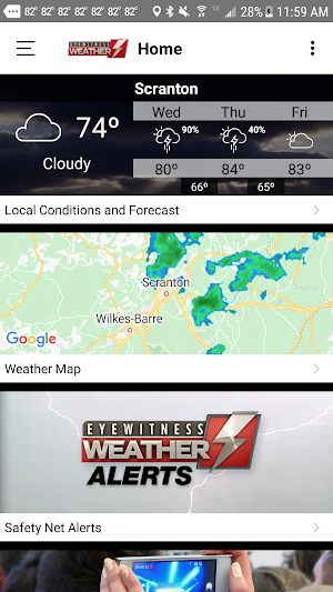 Eyewitness Weather WBRE WYOU Screenshot 0