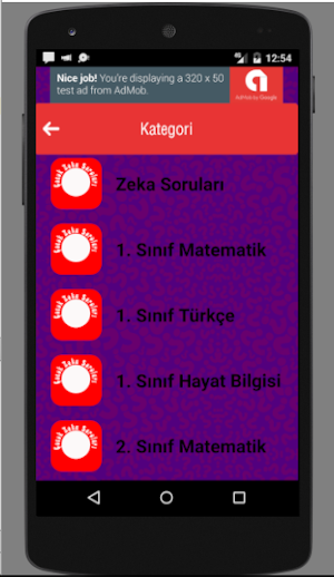 Çocuk Zeka Soru ve Testleri Screenshot 1