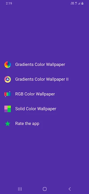 Gradient Color Wallpaper Screenshot 0