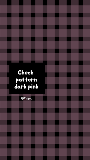 카카오톡 테마 - 치크체크_다크핑크 Screenshot 0