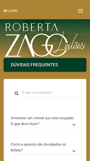 Roberta Zago Leilões Screenshot 0