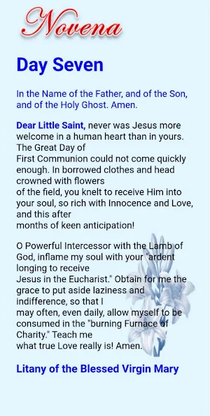 Saint Maria Goretti Devotion Screenshot 2