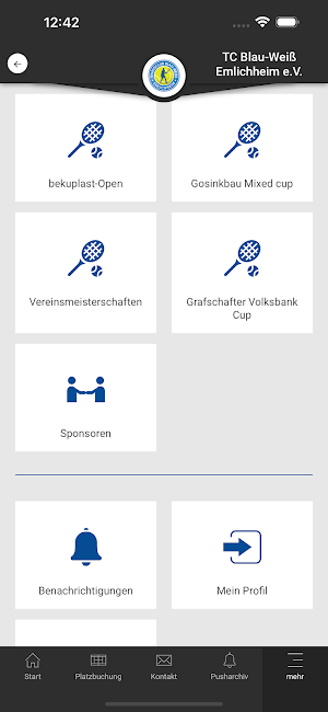 TC Blau-Weiß Emlichheim Screenshot 1