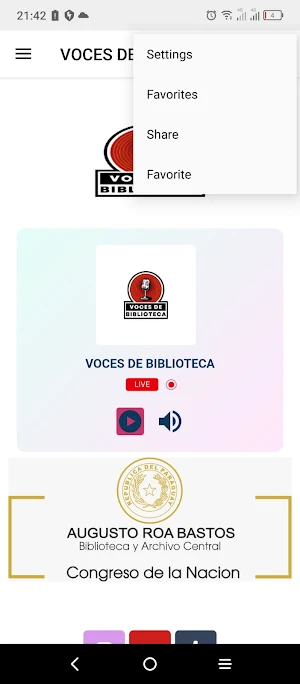 VOCES DE BIBLIOTECA Screenshot 2