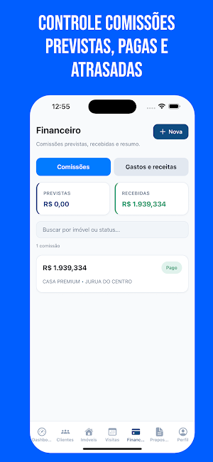 Corretor de Imóveis Controle Screenshot 1