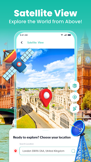 Live Satellite View：Earth Maps Screenshot 0