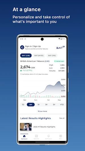 BAT Investor Relations App Screenshot 3