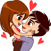 Love Story Stickers WASticker