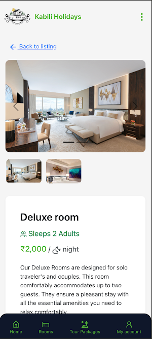 Kabili Holidays Screenshot 3