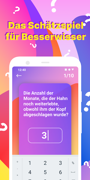 Besserwisser - Das Multiplayer Schätzspiel Screenshot 0