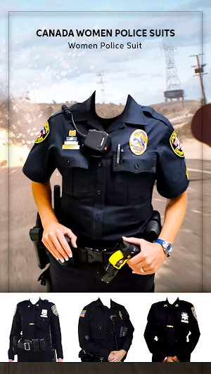 Women Police Suit Photo Editor Screenshot 3