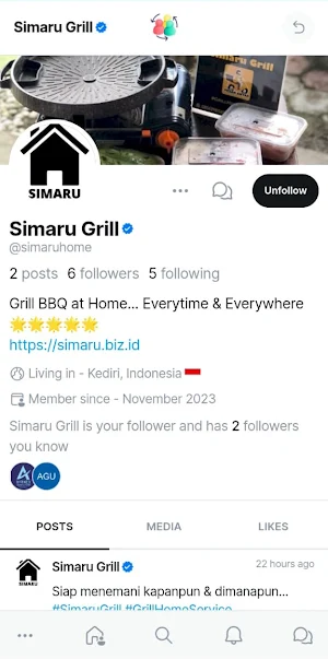 SIMARU: Social Network Screenshot 1