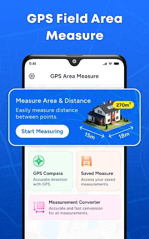 GPS Area Measure & Land Calc Screenshot 0