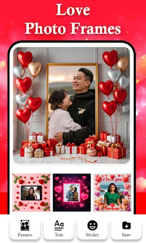 Romantic Love Photo Frames Screenshot 0